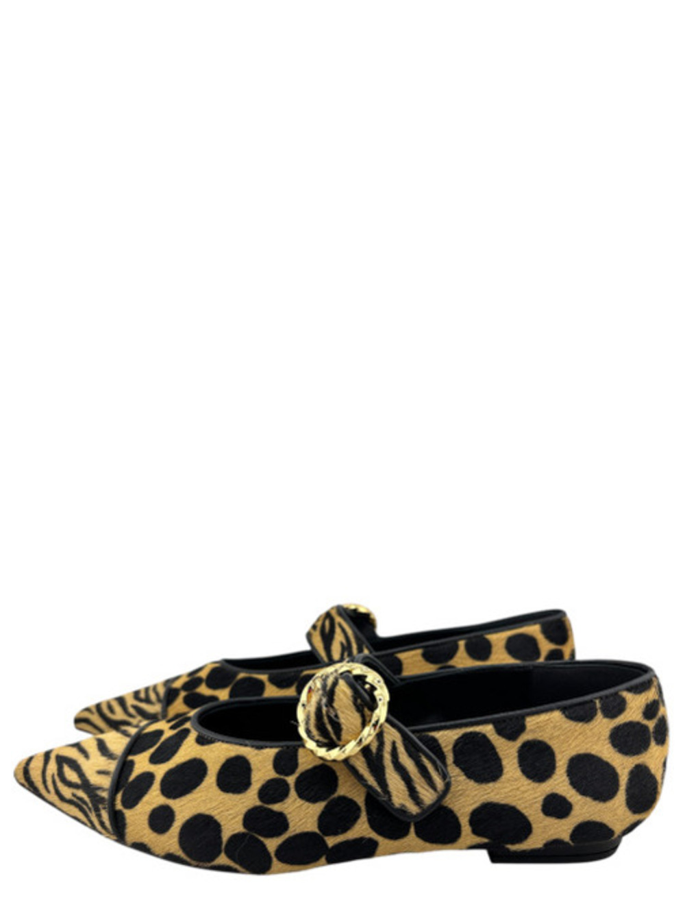 Ulla Johnson Kiki Animal Print Flats - Picture 3 of 5